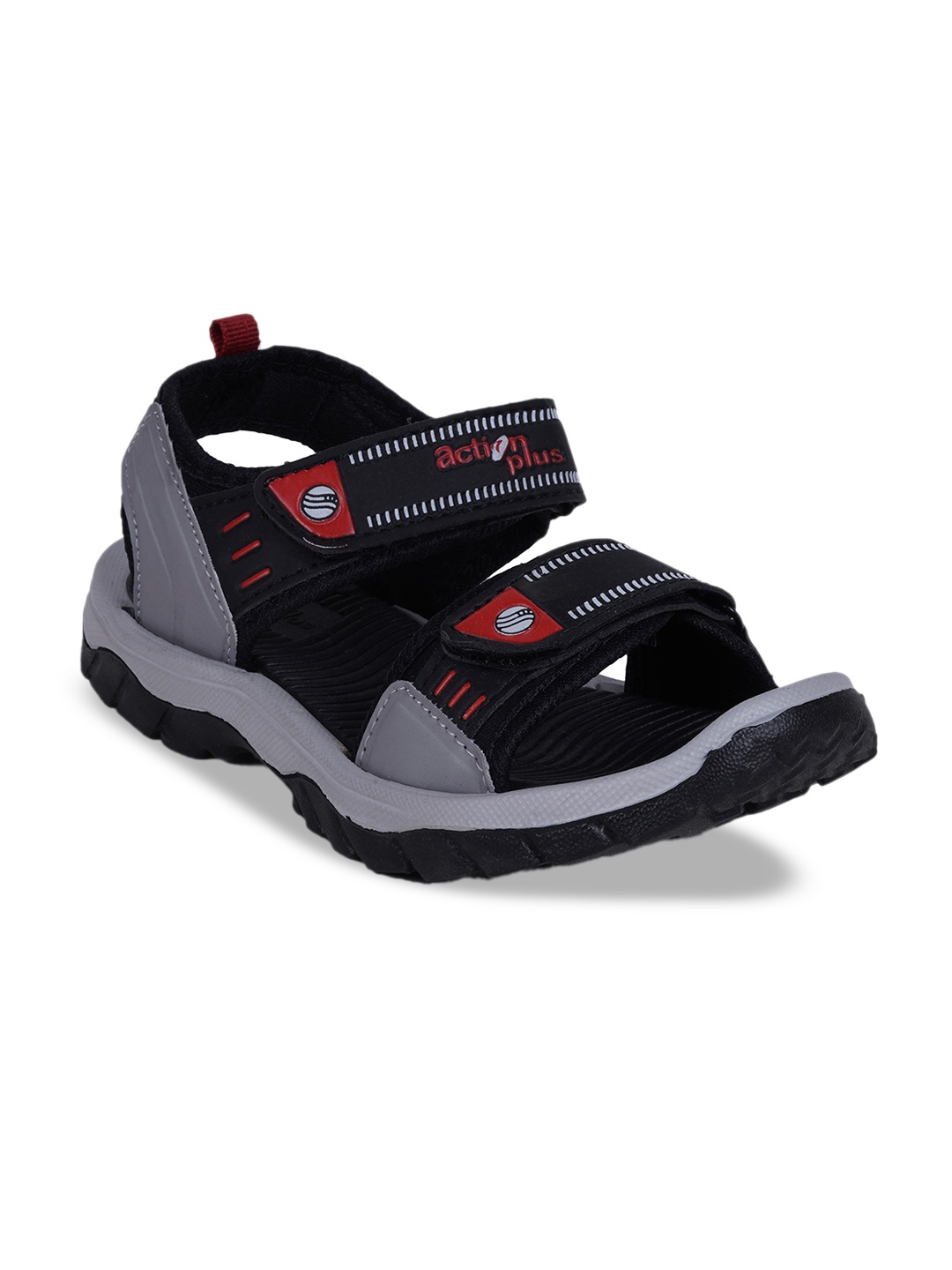 

Action Men Velcro Closure Floater Sports Sandals, Black