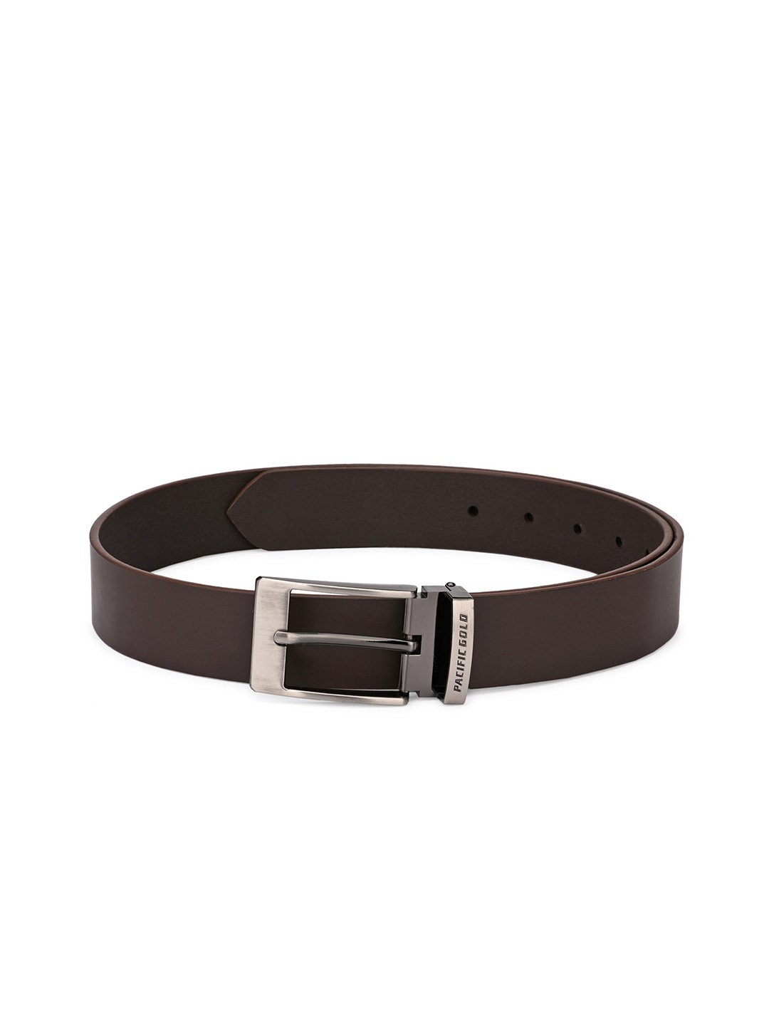 

Pacific Gold Men Leather Belt, Brown