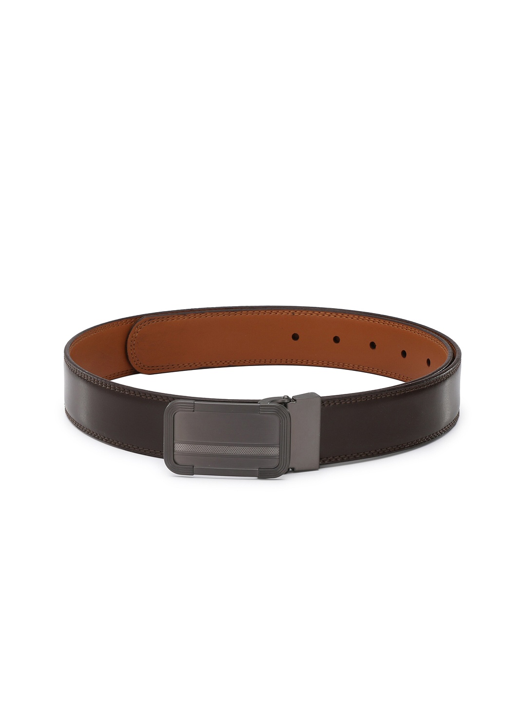 

Pacific Gold Men Leather Belt, Brown