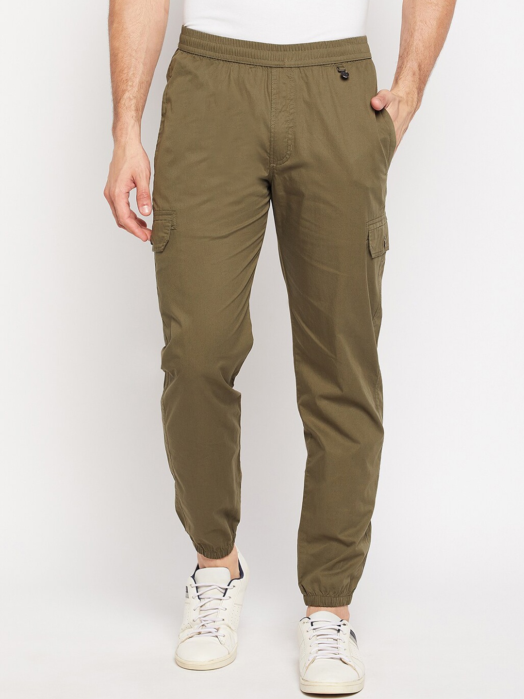 

Okane Men Regular-Fit Cotton Joggers, Olive