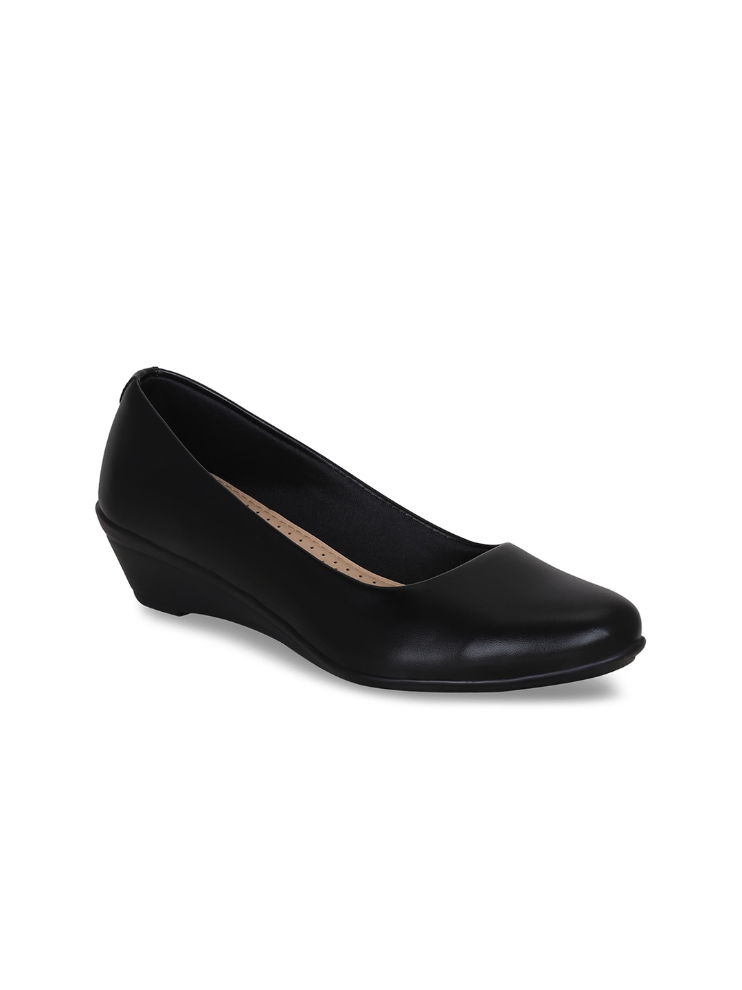 

Get Glamr Pointed Toe Wedge Pumps, Black