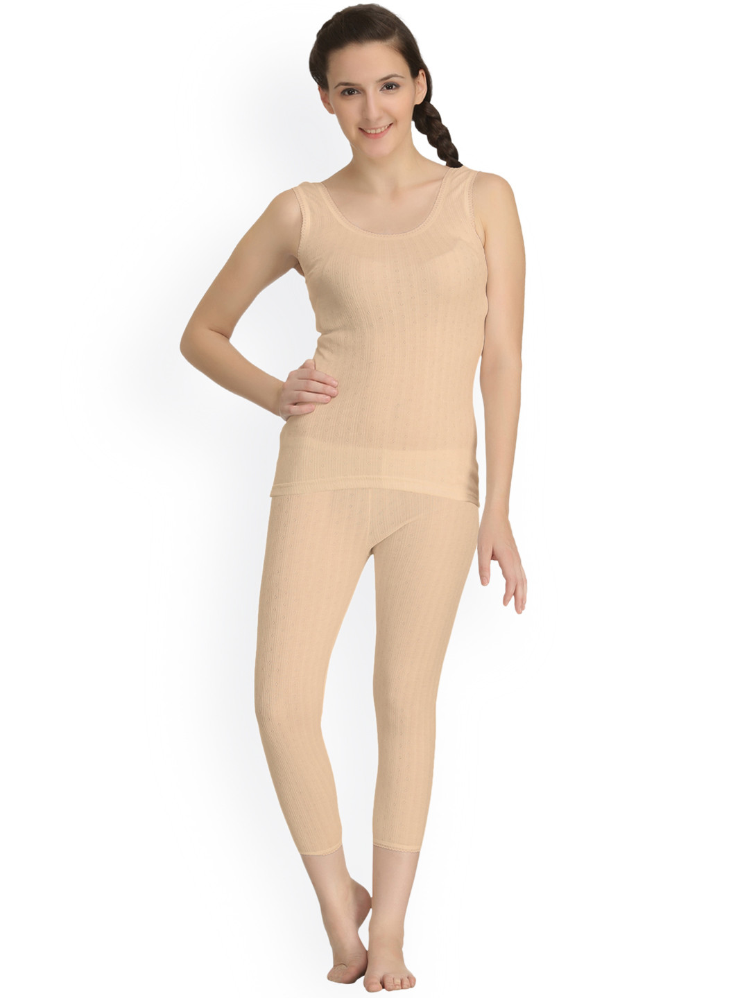 

Kanvin Beige Self-Design Thermal Set NEW2130SK2180