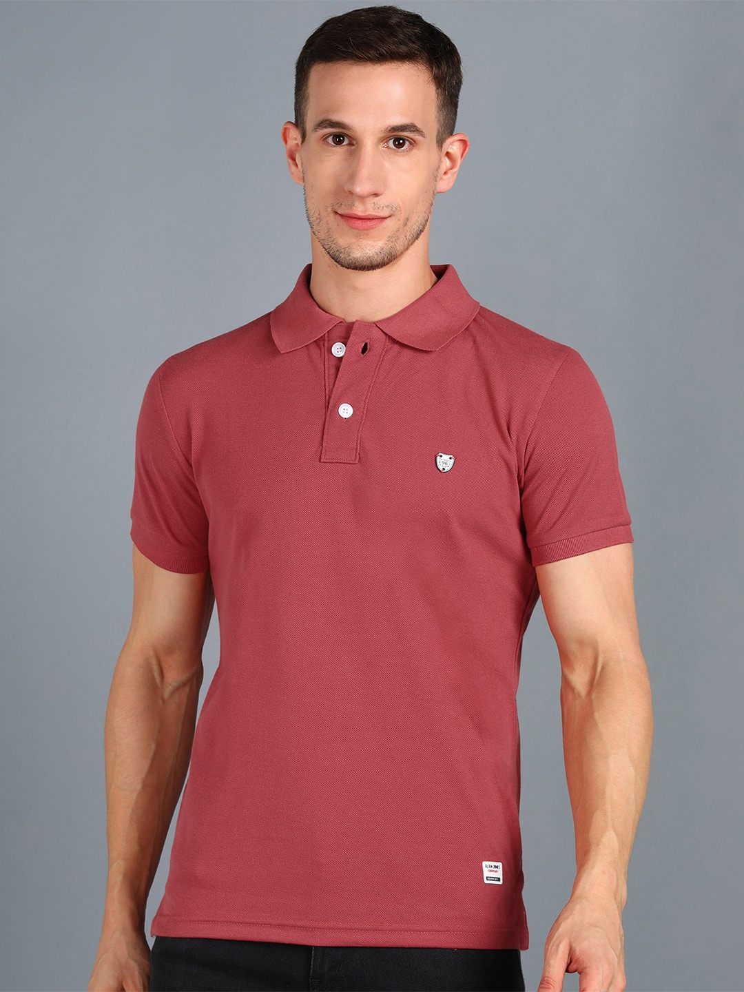 

Alan Jones Polo Collar Dry Tech Slim Fit T-shirt, Red