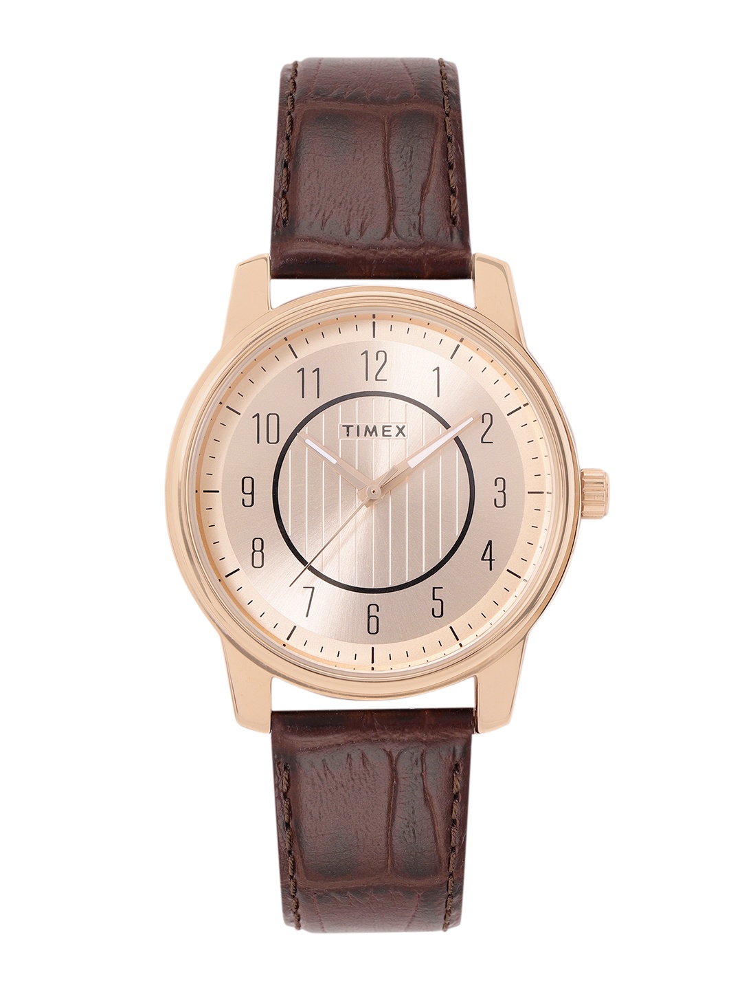 

Timex Men Patterned Analogue Watch TWNTG07SMU03, Gold