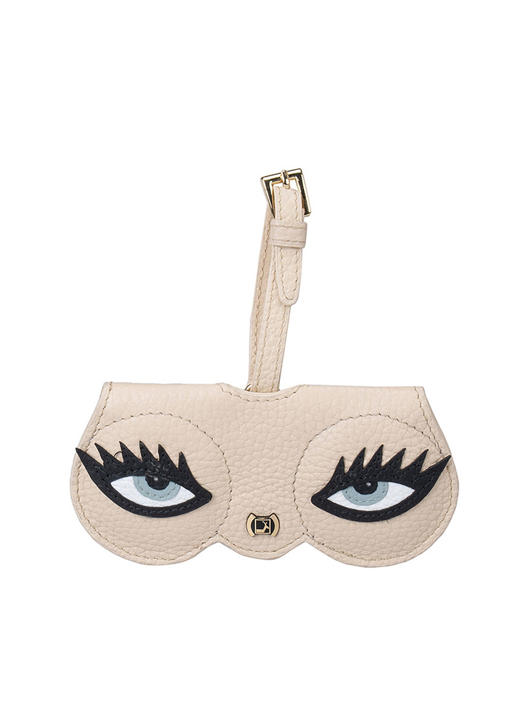 

Da Milano Textured Leather Spectacle Case, White