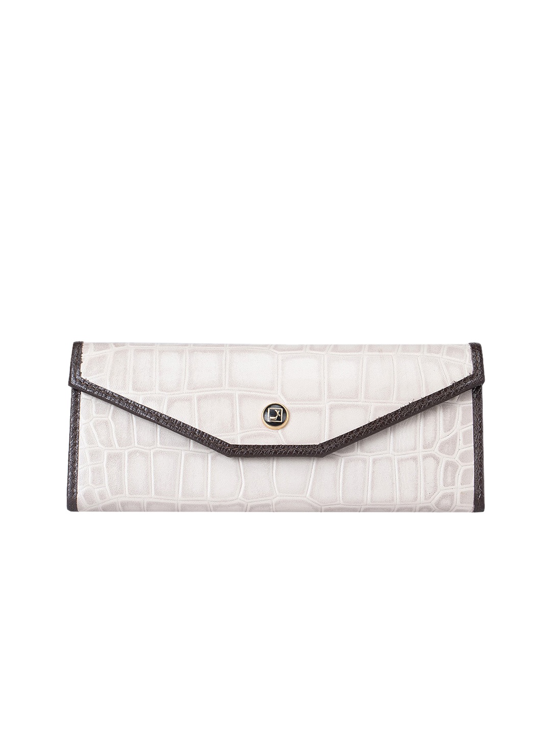 

Da Milano Textured Leather Sunglasses Case, White