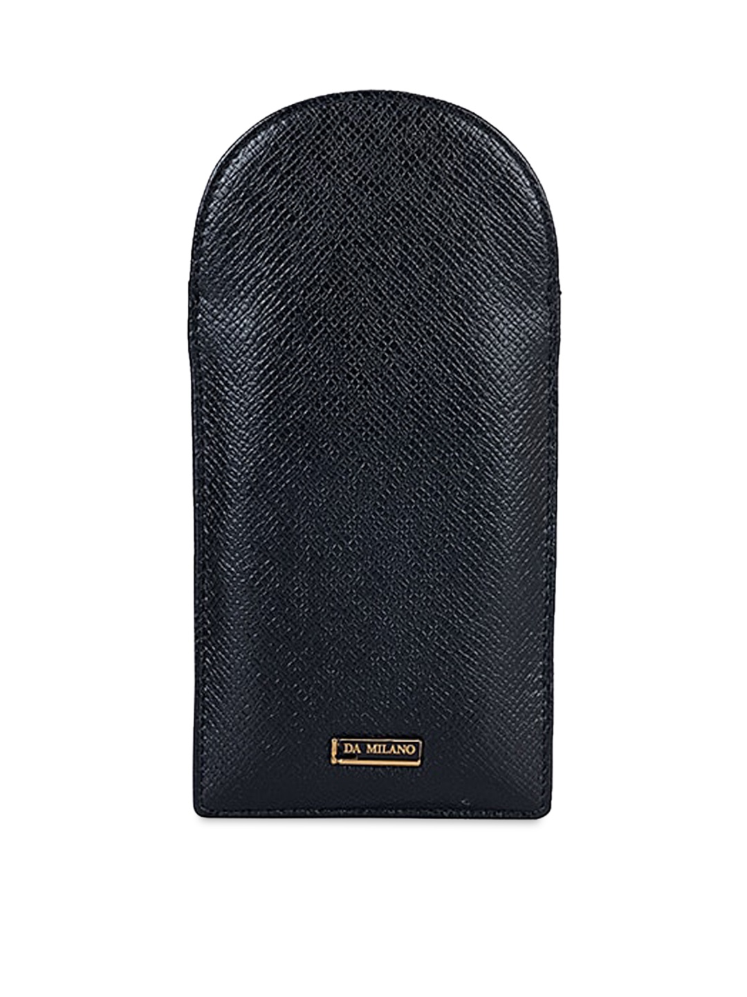

Da Milano Textured Spectacle Case Travel Accessory, Black