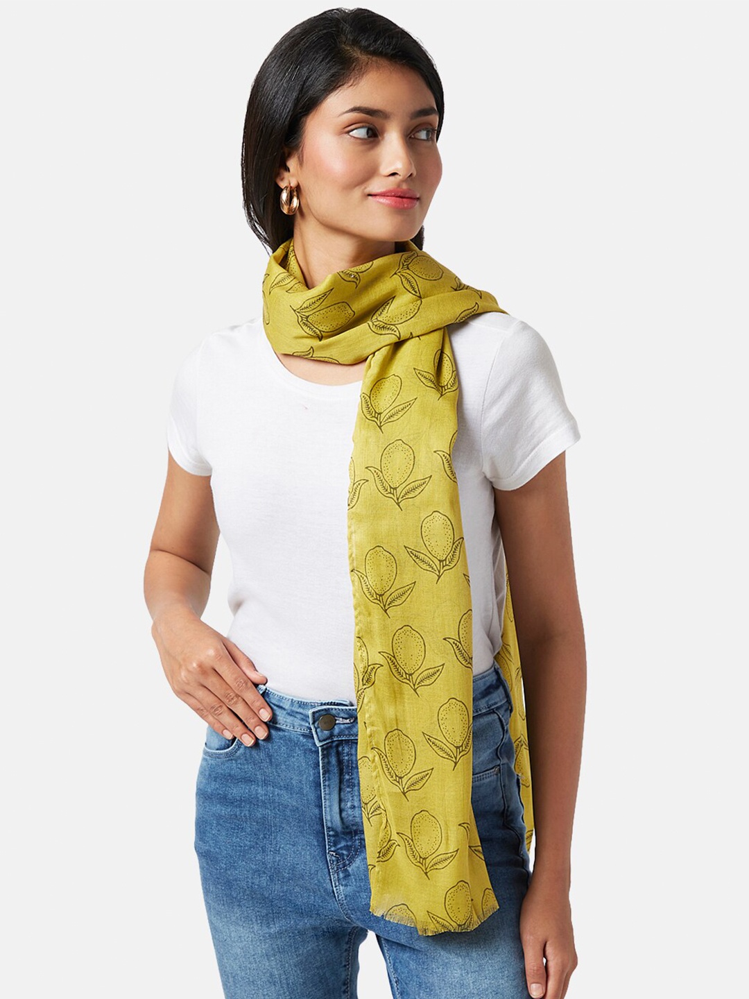 

Honey by Pantaloons Women Printed Scarf, Green