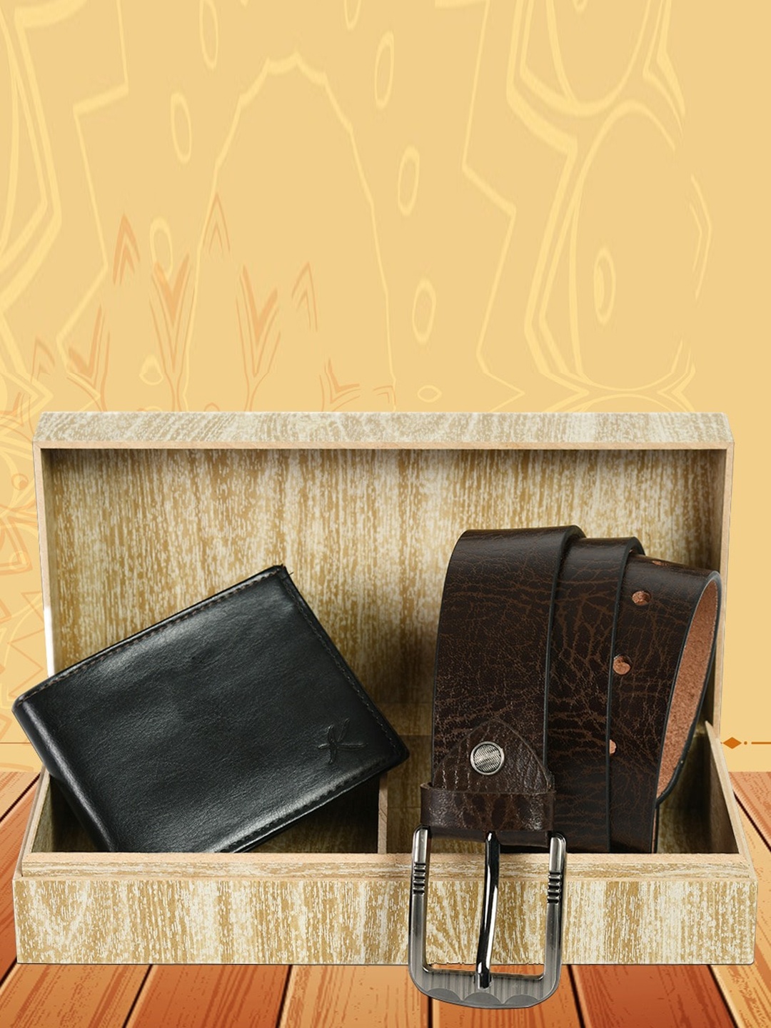 

Kastner Men Leather Accessory Gift Set, Brown