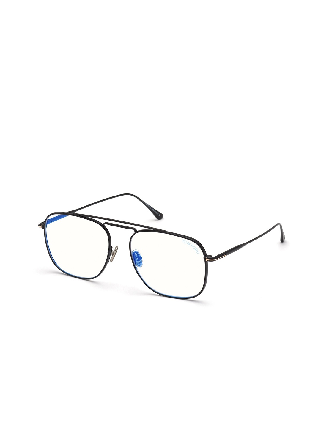 

Tom Ford Men Full Rim Aviator Frames FT5731-B_002, Black