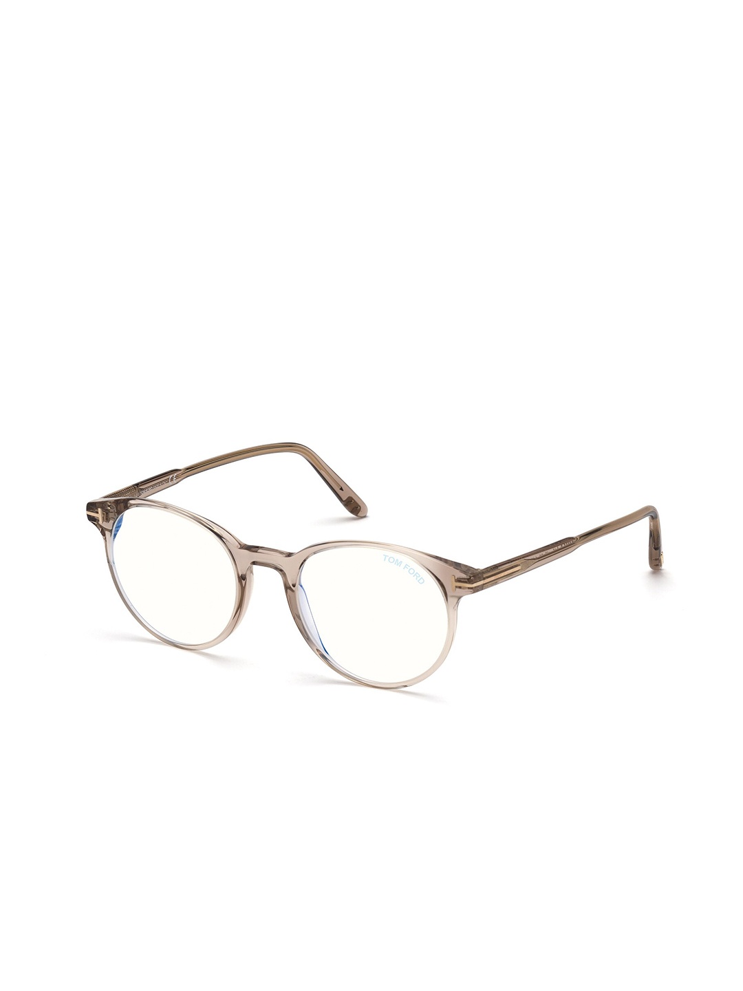 

Tom Ford Men Transparent Full Rim Round Frames