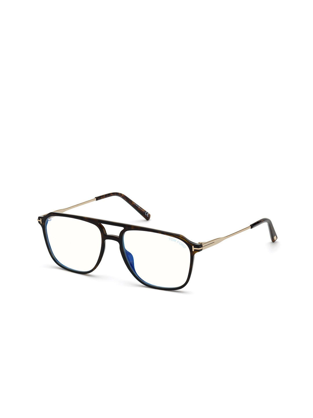 

Tom Ford Men Full Rim Aviator Frames FT5665-B_052, Black