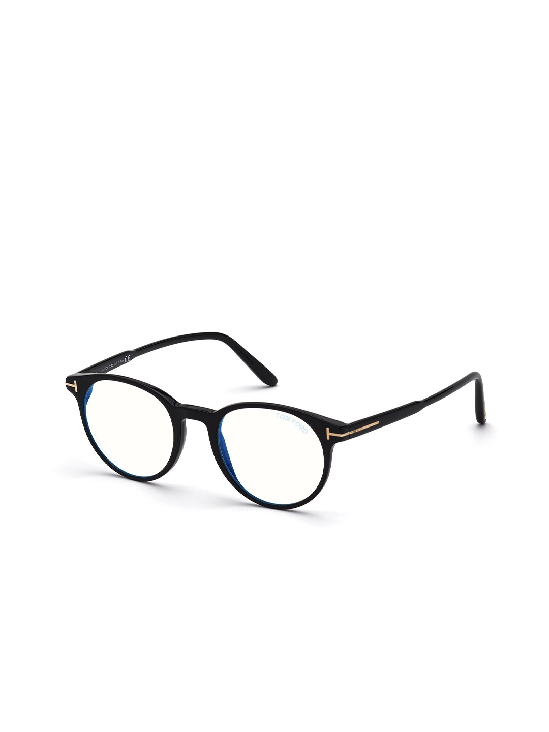 

Tom Ford Men Full Rim Round Frame FT5695-B_001, Black