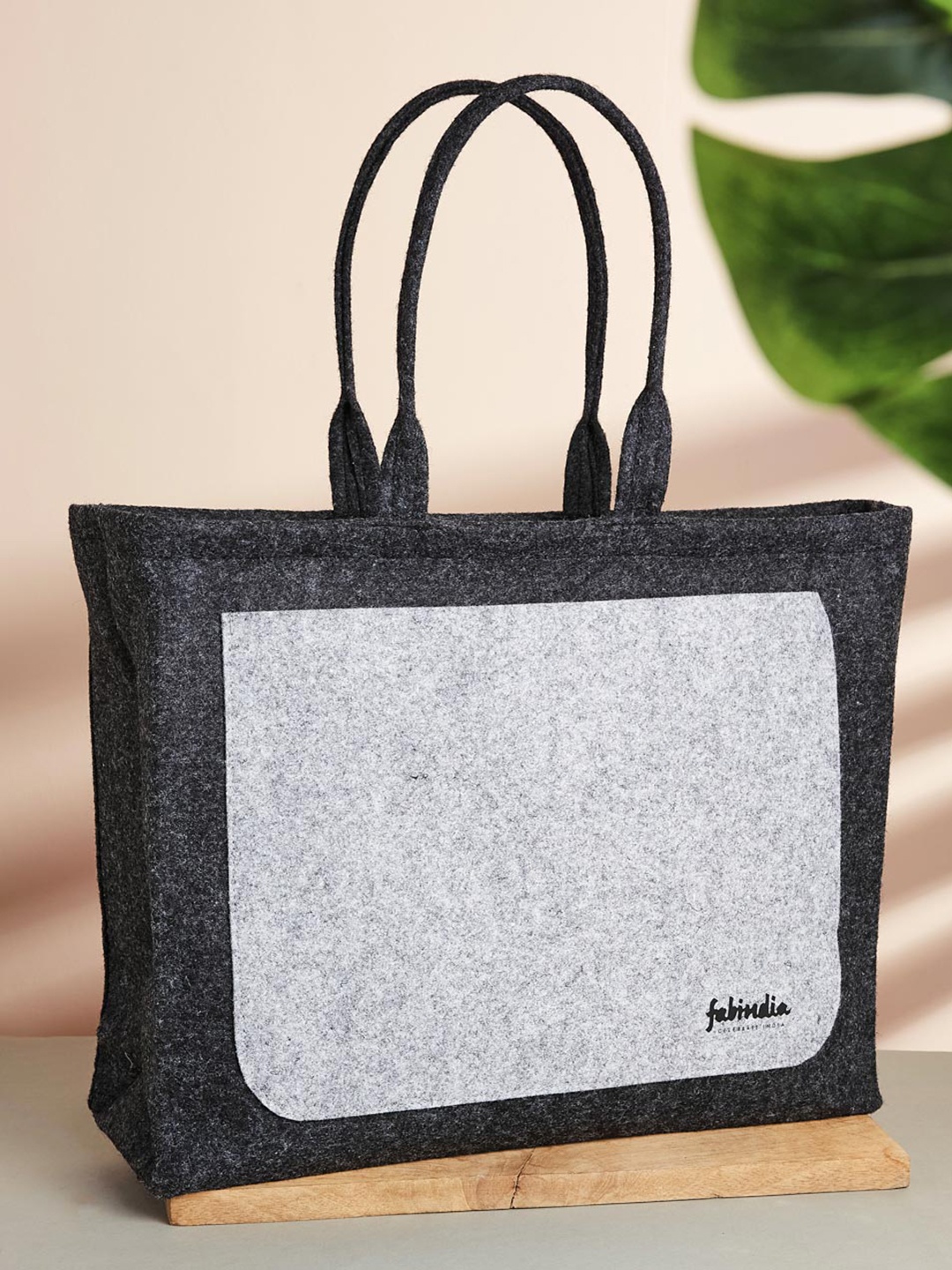 

Fabindia Oversized Swagger Tote Bag, Grey