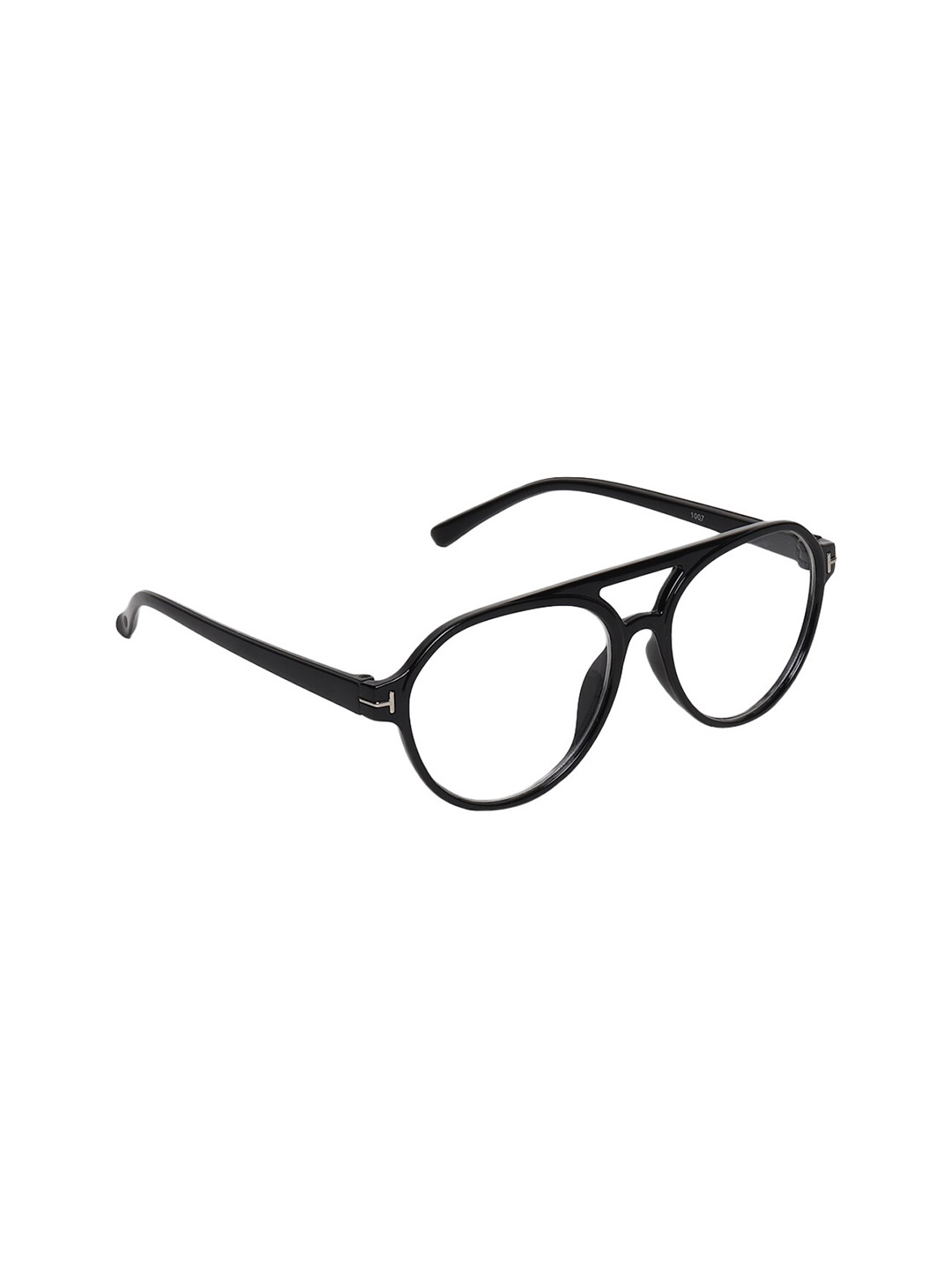 

CRIBA Full Rim Aviator Sunglasses with UV Protected Lens VCR_AVI-PROF, Black