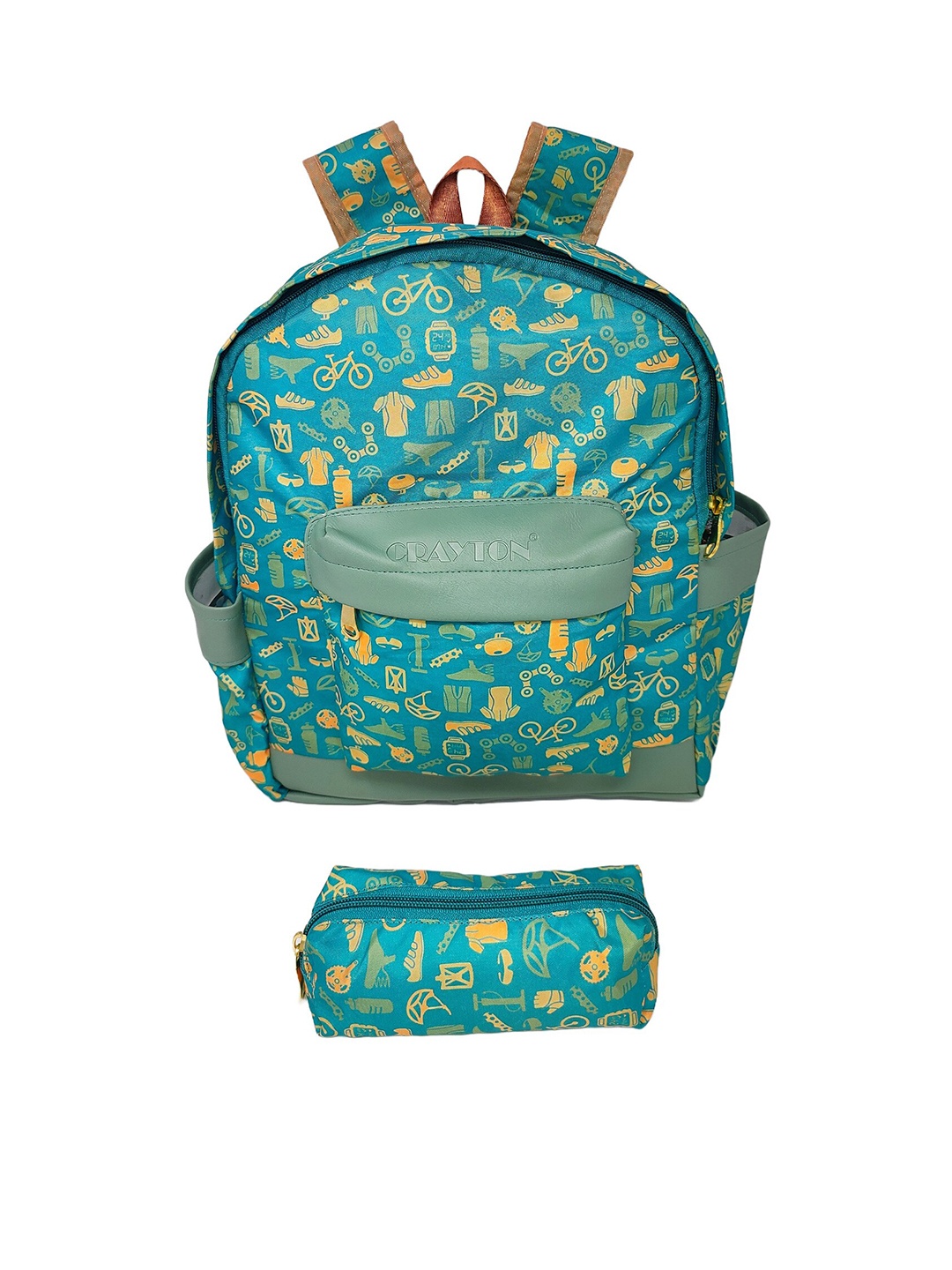 

CRAYTON Women Graphic Backpack, Green