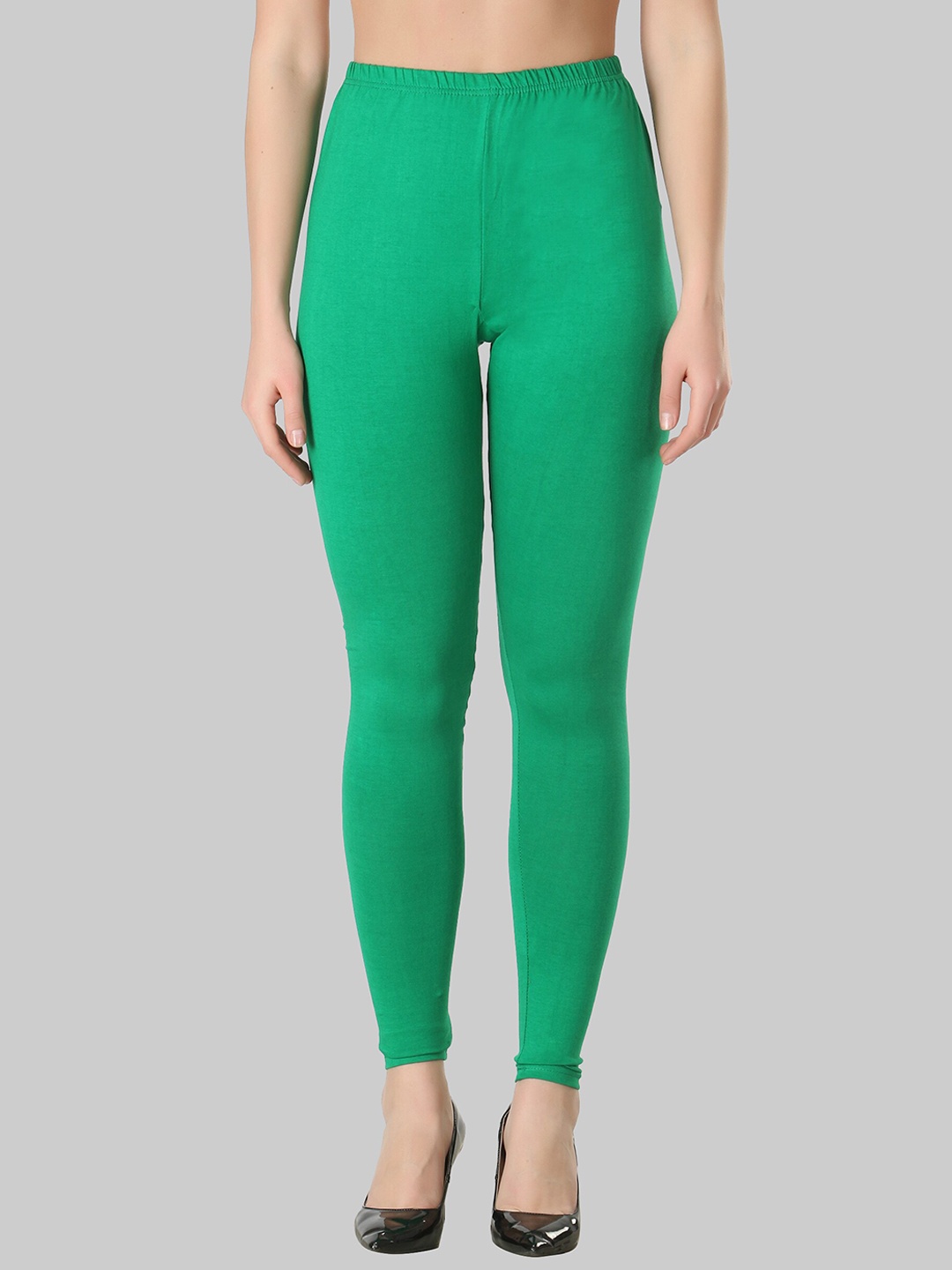

DIAZ Women Ankle Length Leggings, Green