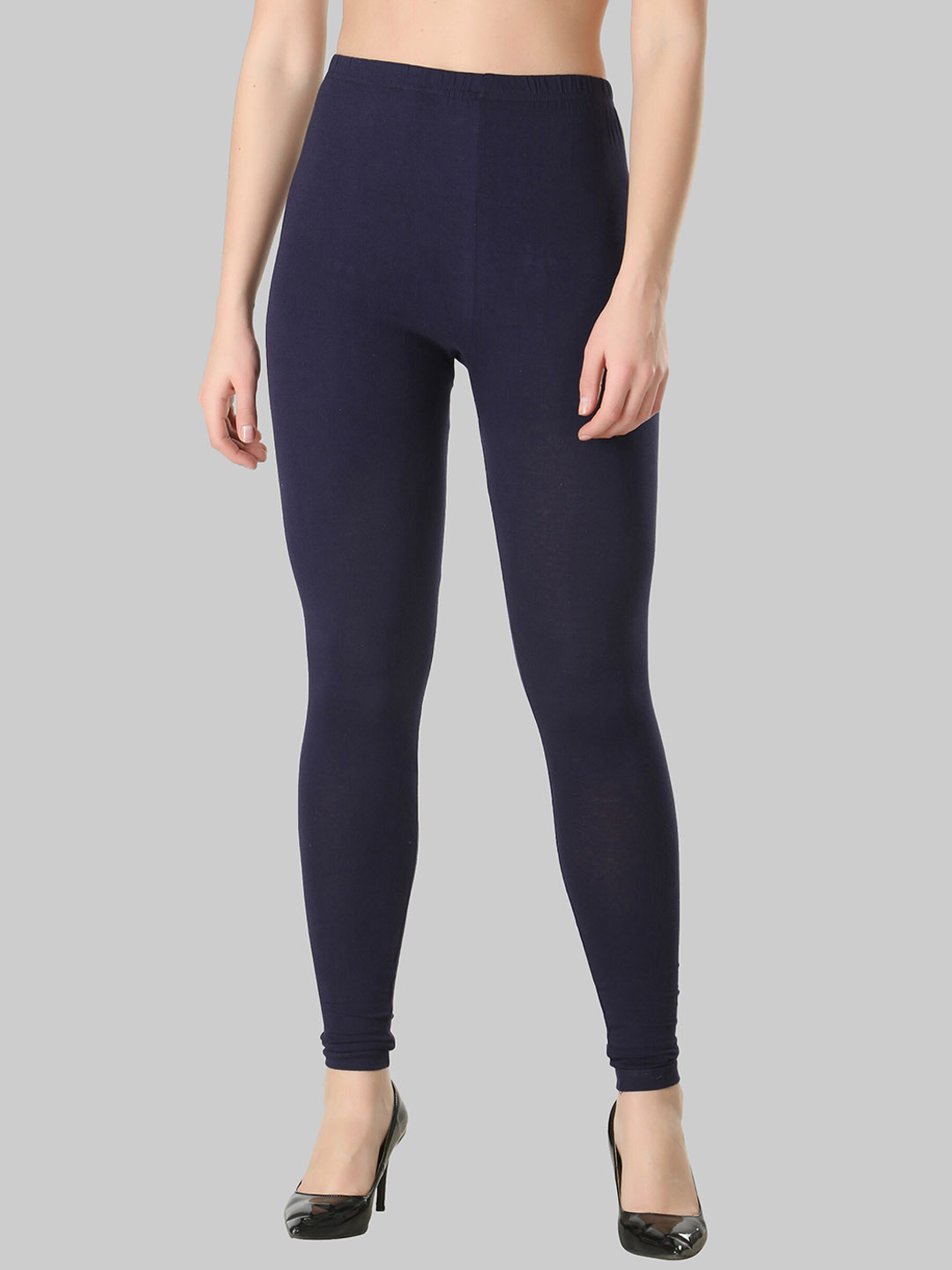 

DIAZ Women Ankle Length Leggings, Navy blue