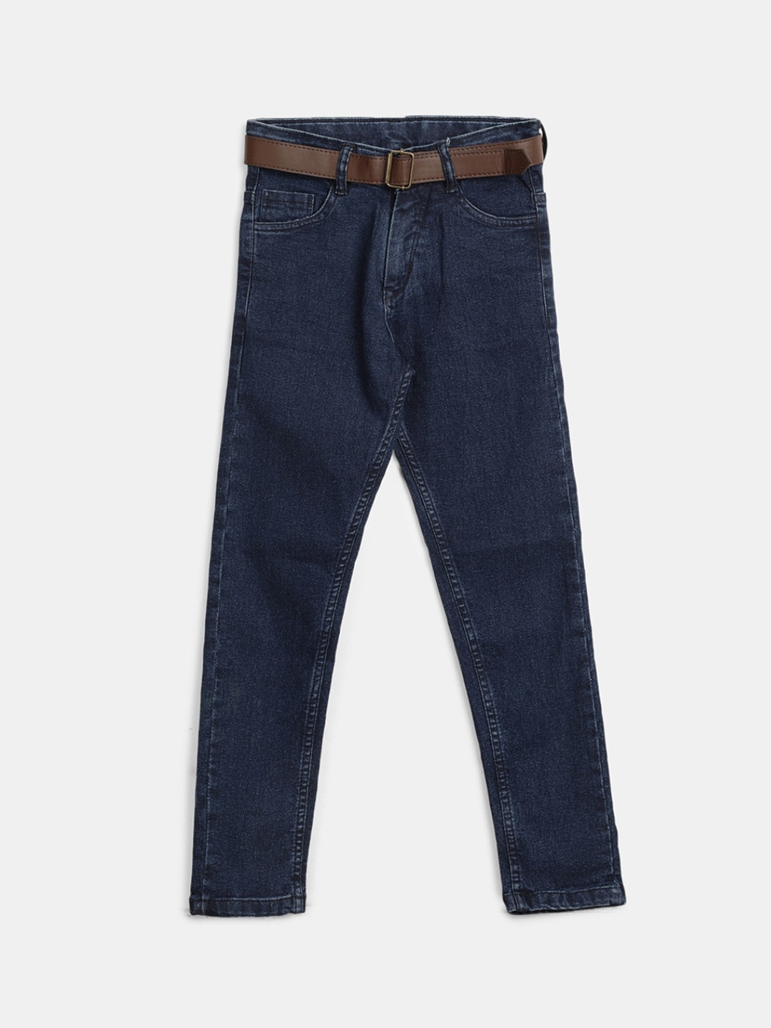 

V-Mart Boys Mid-Rise Regular-Fit Cotton Jeans, Blue