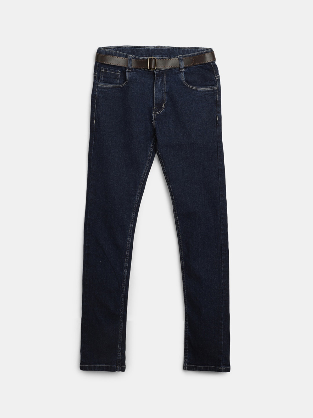 

V-Mart Boys Mid-Rise Regular-Fit Cotton Jeans, Blue