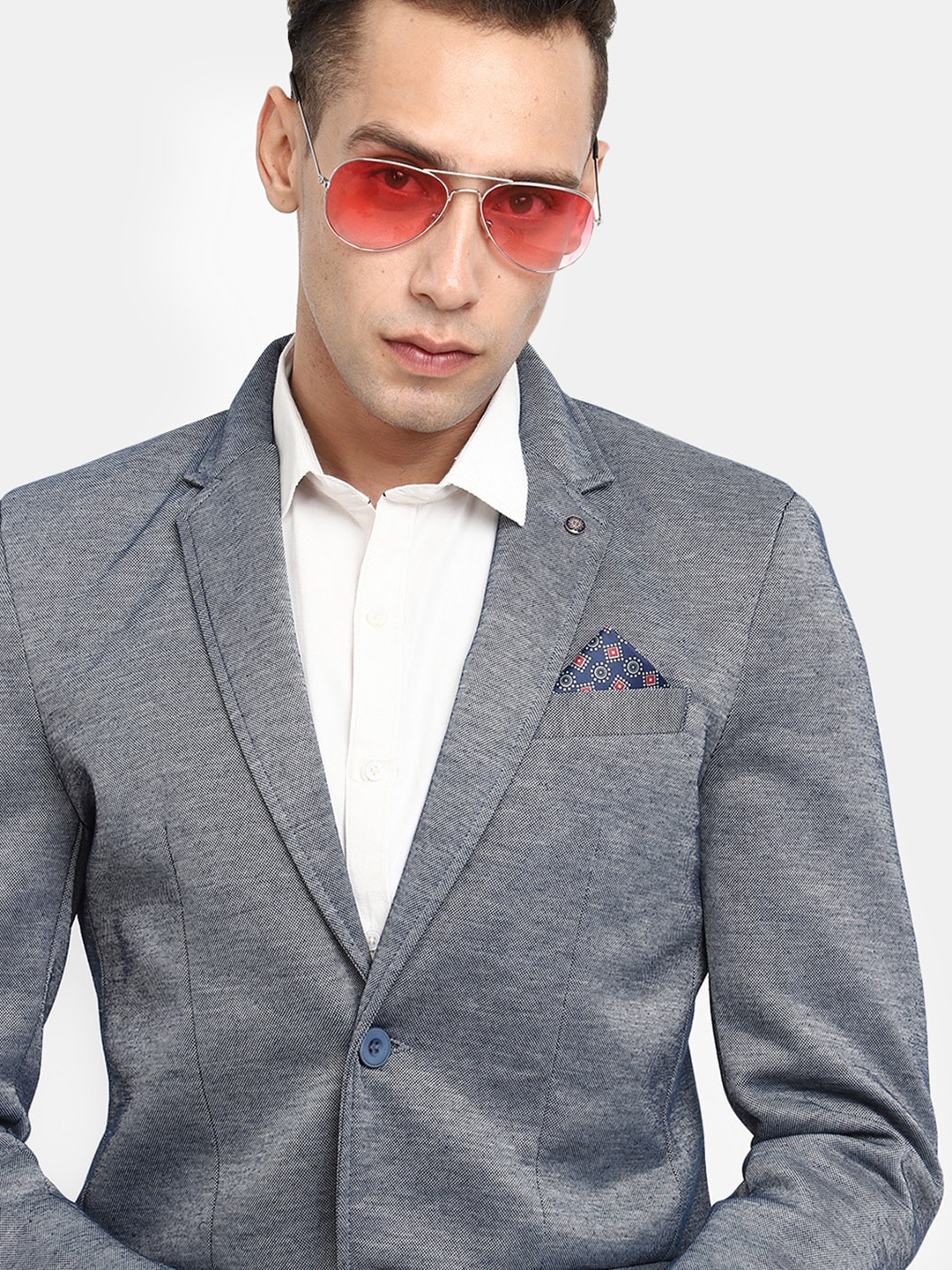 

V-Mart Single Breasted Blazers, Grey