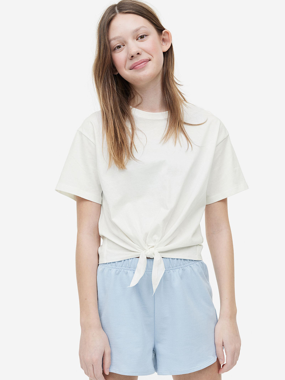 

H&M Girls 2-piece cotton set, Blue