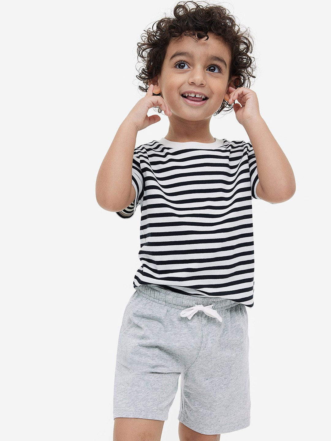 

H&M Boys 5-pack cotton jersey shorts, Blue