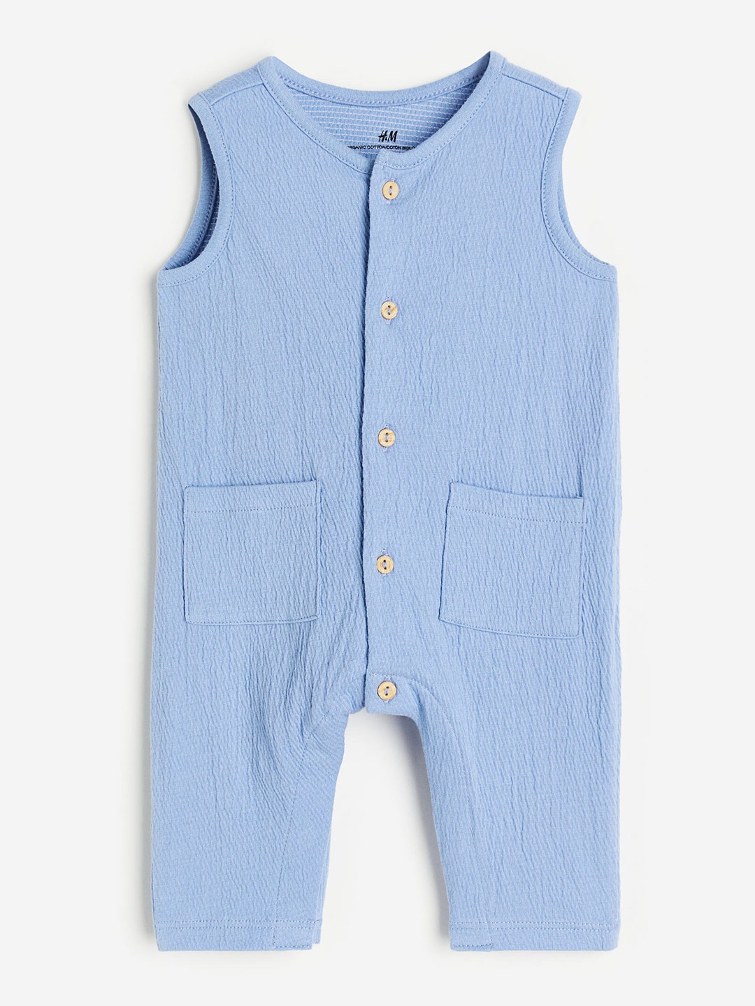 

H&M Infant Boys Sleeveless Romper Suit, Blue