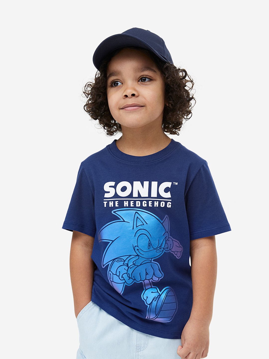 

H&M Boys Printed jersey T-shirt, Blue