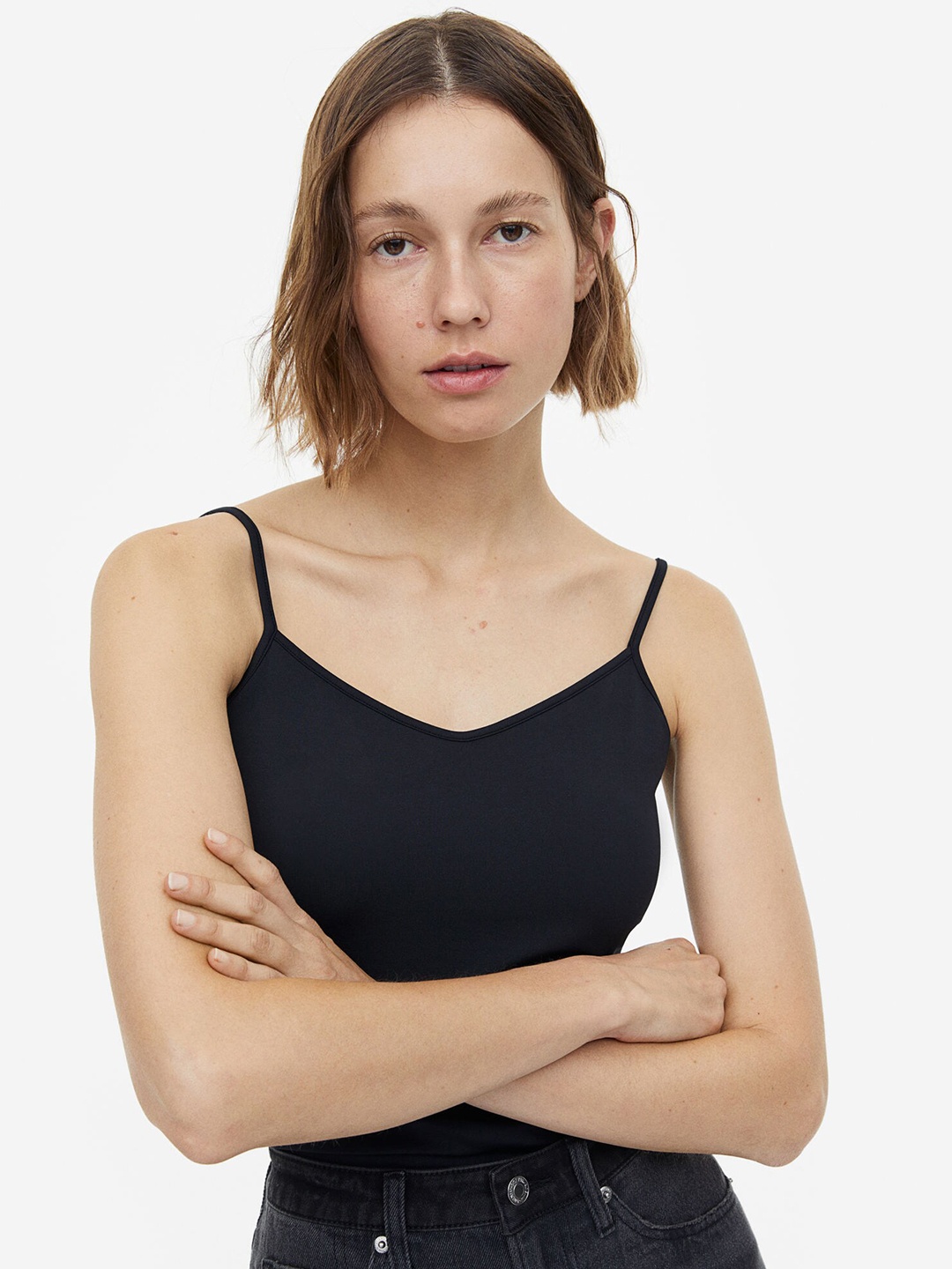 

H&M Woman Strappy top, Black