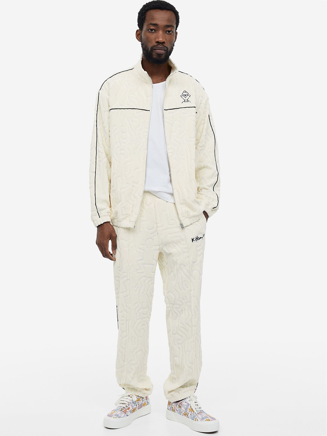 

H&M Men Regular Fit Terry joggers, Multi