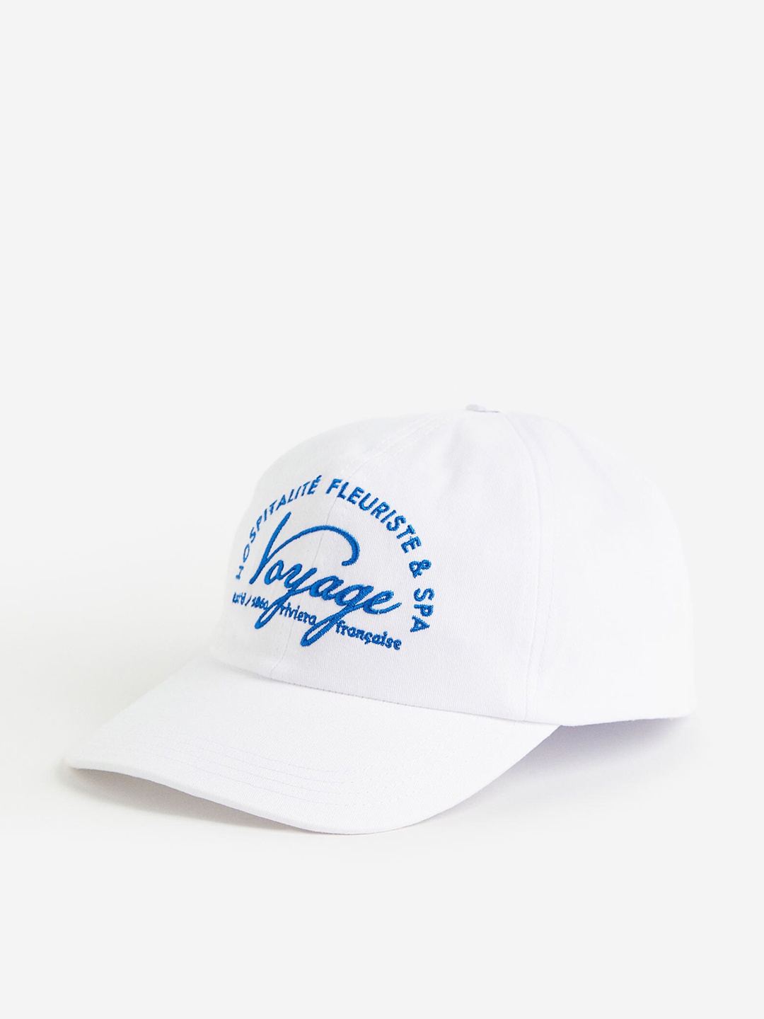 

H&M Women Cotton Cap, White