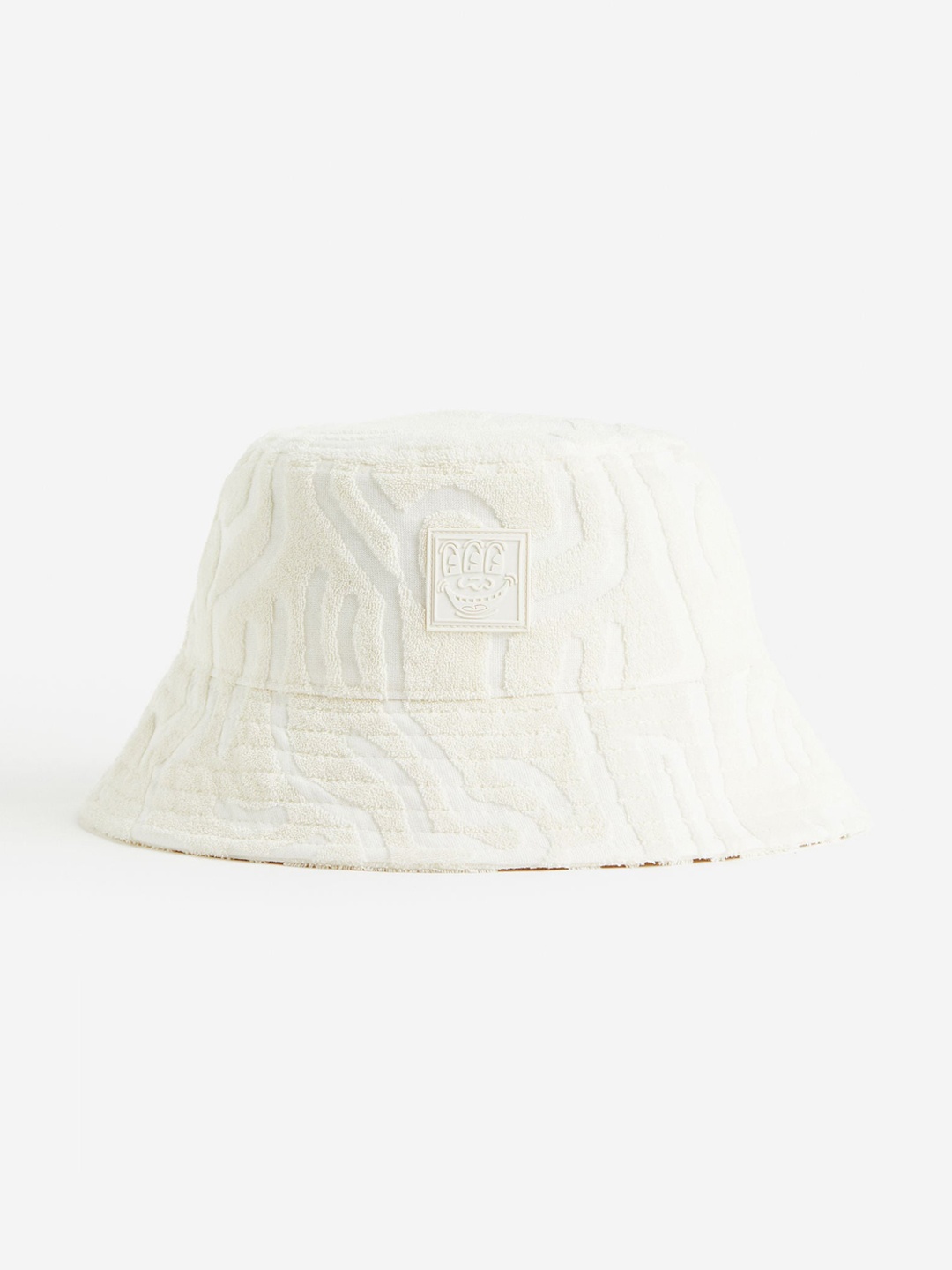 

H&M Men Terry Bucket Hat, White