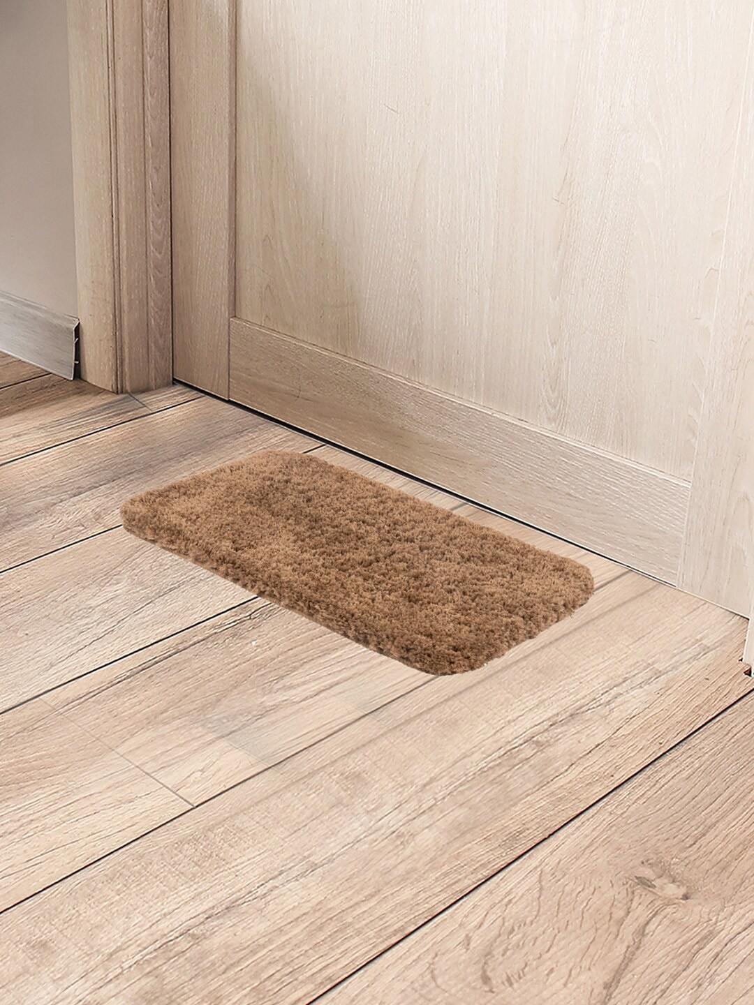 

Black gold Pack of 3 Brown Cotton Anti Slip Heavy Duty Entrance Rug Shoes Scraper Doormat