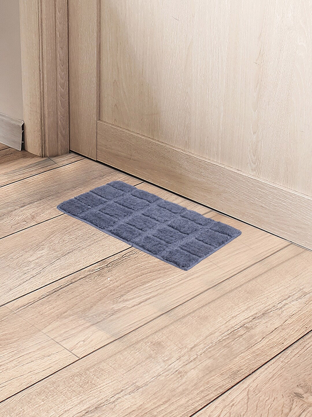 

Black gold Grey Self-Design Anti-Skid Cotton Bathroom Doormat