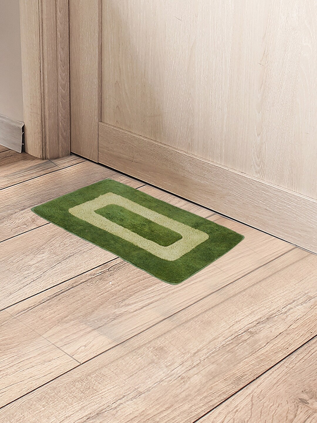 

Black gold Green Self-Designed Cotton Anti-Skid Bathroom Mat