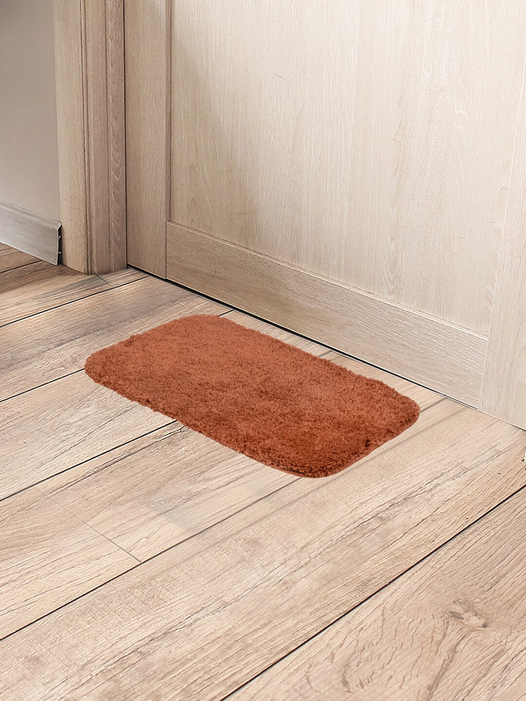 

Black gold Pack of 3 Orange-Colored Anti-Skid Cotton Doormat