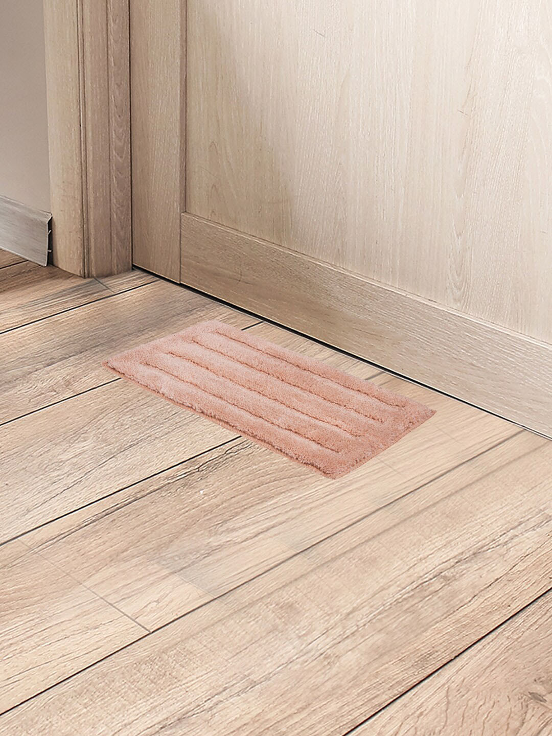 

Black Pack of 3 gold Peach Cotton Anti Slip Heavy Duty Entrance Rug Shoes Scraper Doormat