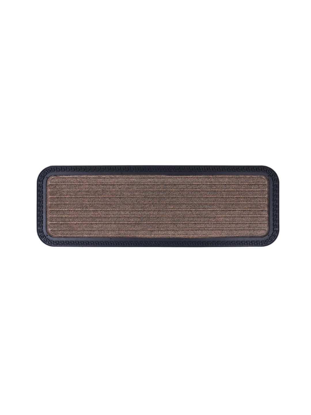 

Black gold Camel Brown Self-Designed Rubber Back High Water Absorbent Anti-Slip Doormat, Coffee brown
