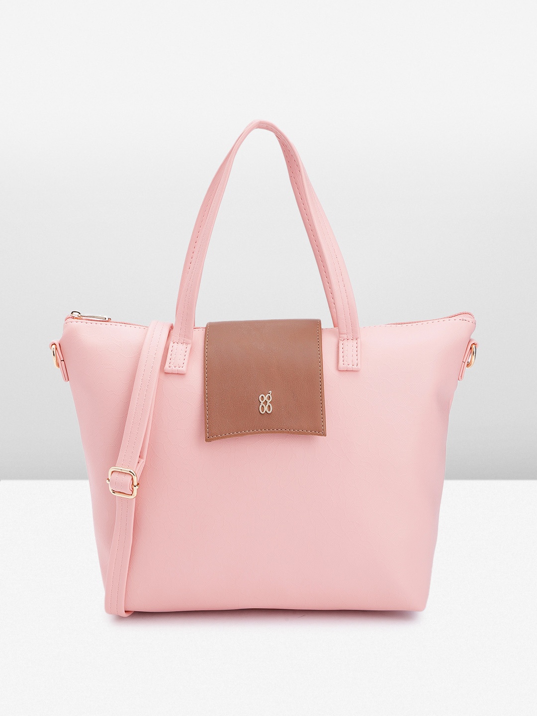 

Baggit Women Textured Shoulder Bag, Pink