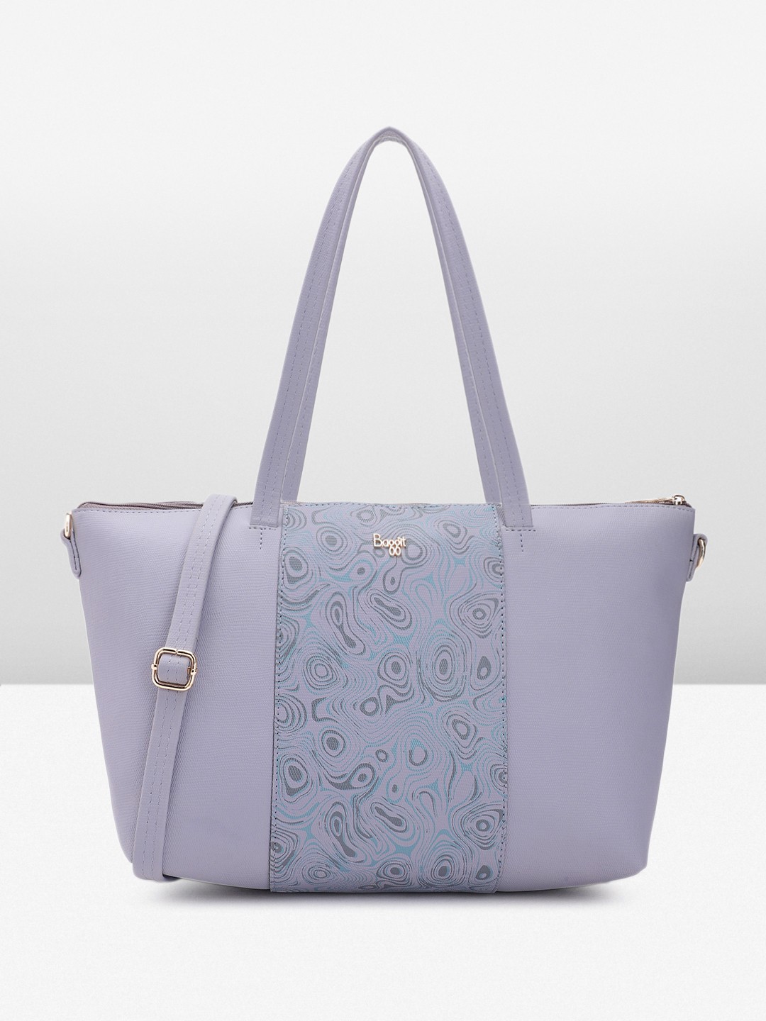 

Baggit Women Printed Shoulder Bag, Purple