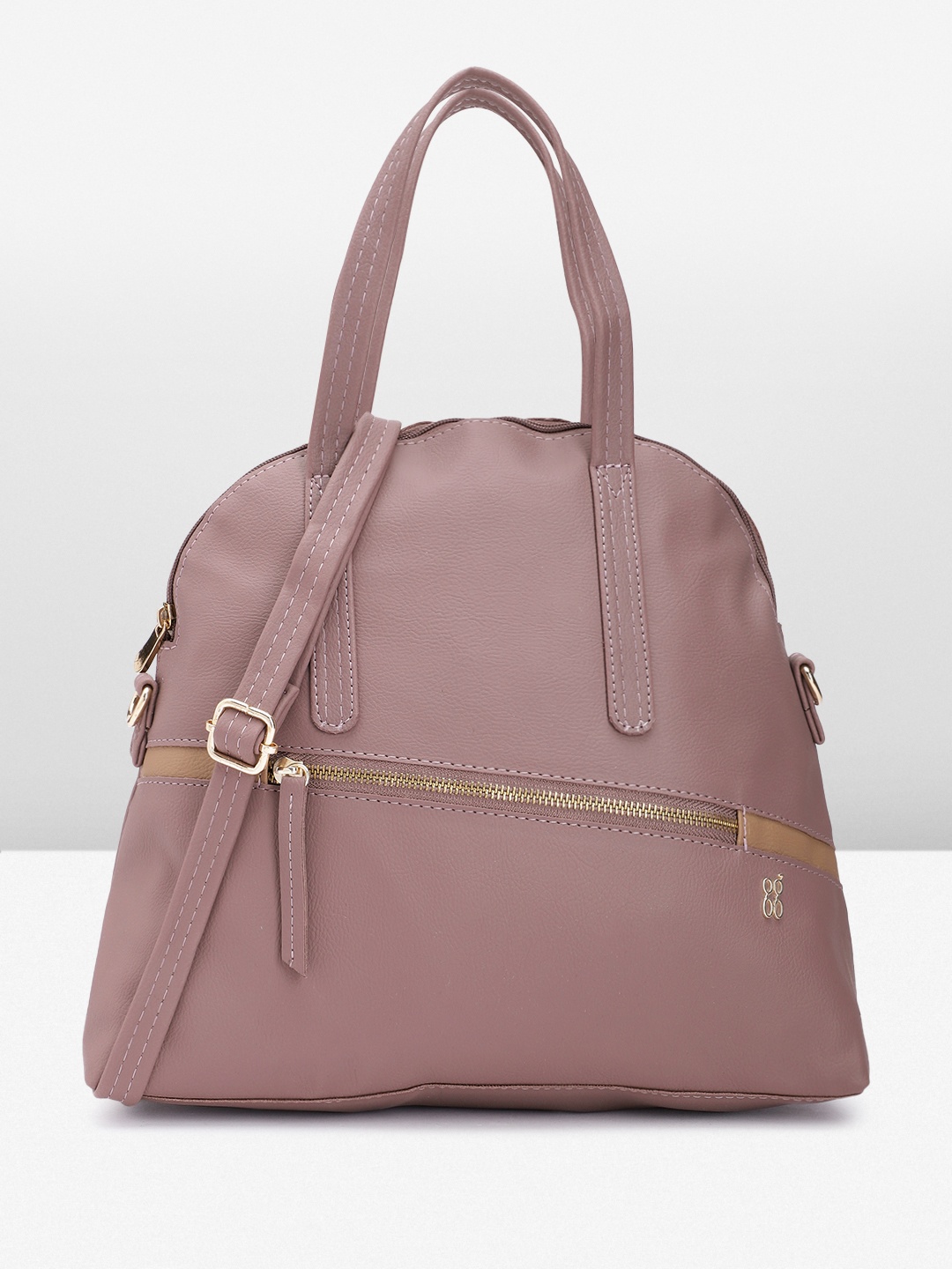 

Baggit Structured Handheld Bag, Mauve