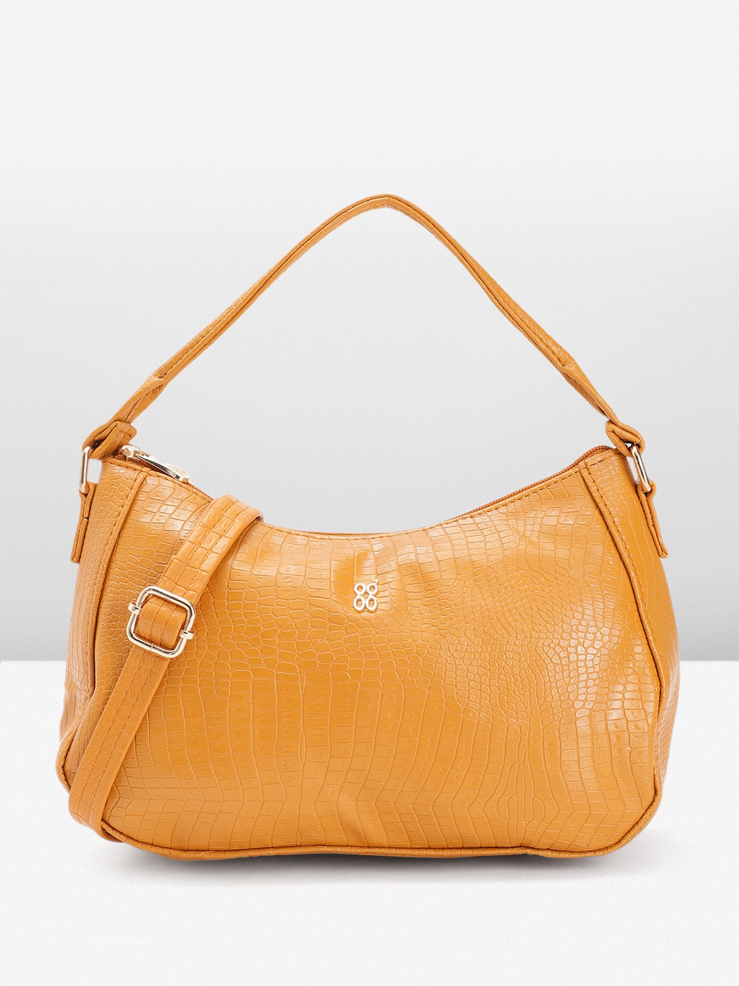 

Baggit Women Textured Hobo Bag, Yellow