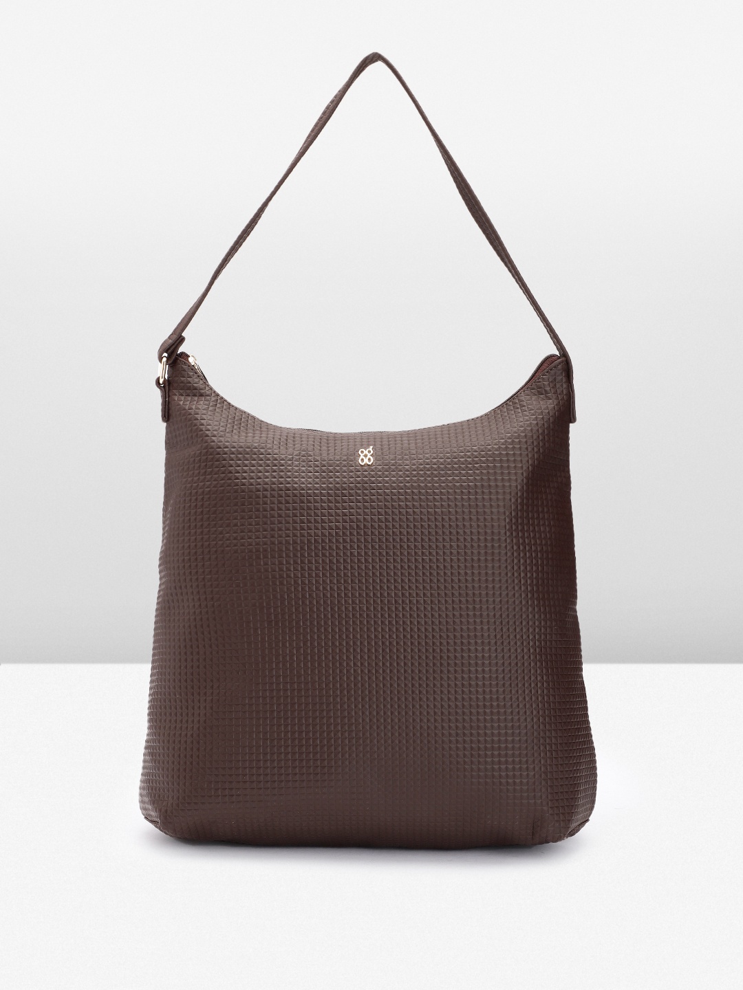 

Baggit Women Textured Hobo Bag, Brown