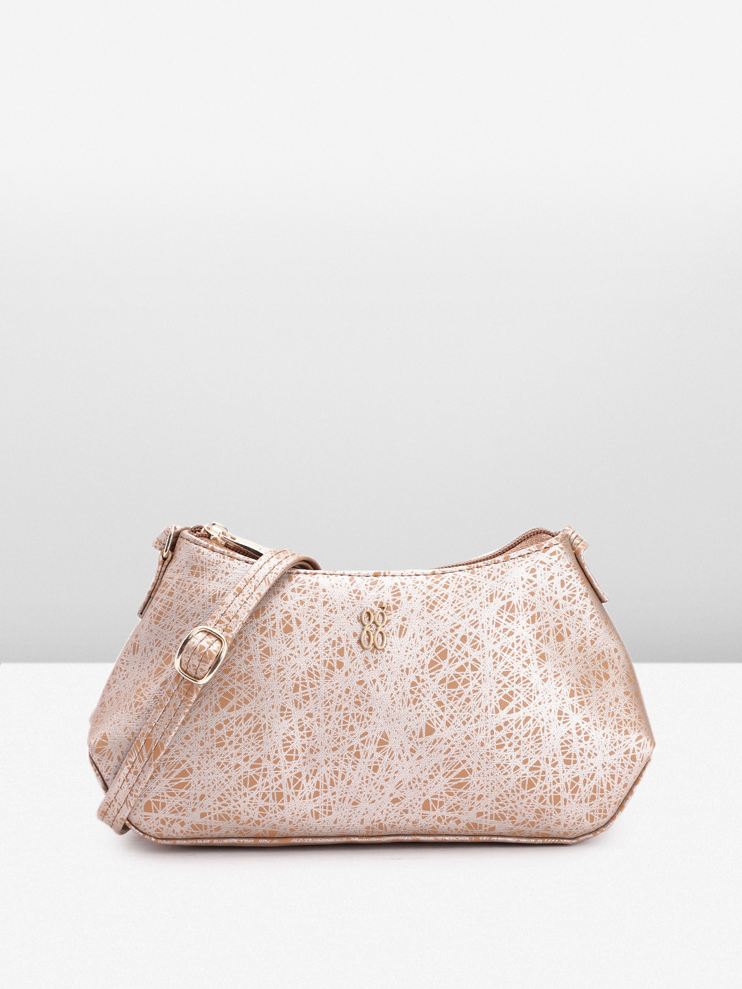 

Baggit Abstract Printed Small Sling Bag, Yellow