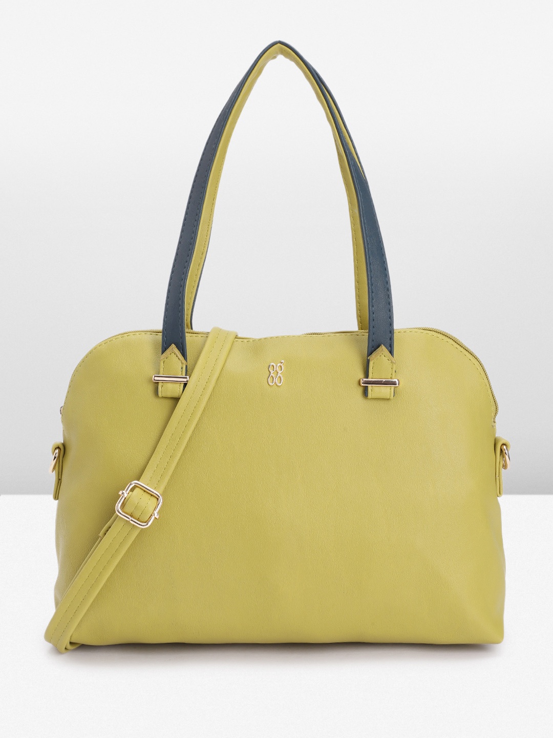 

Baggit Solid Structured Shoulder Bag, Lime green