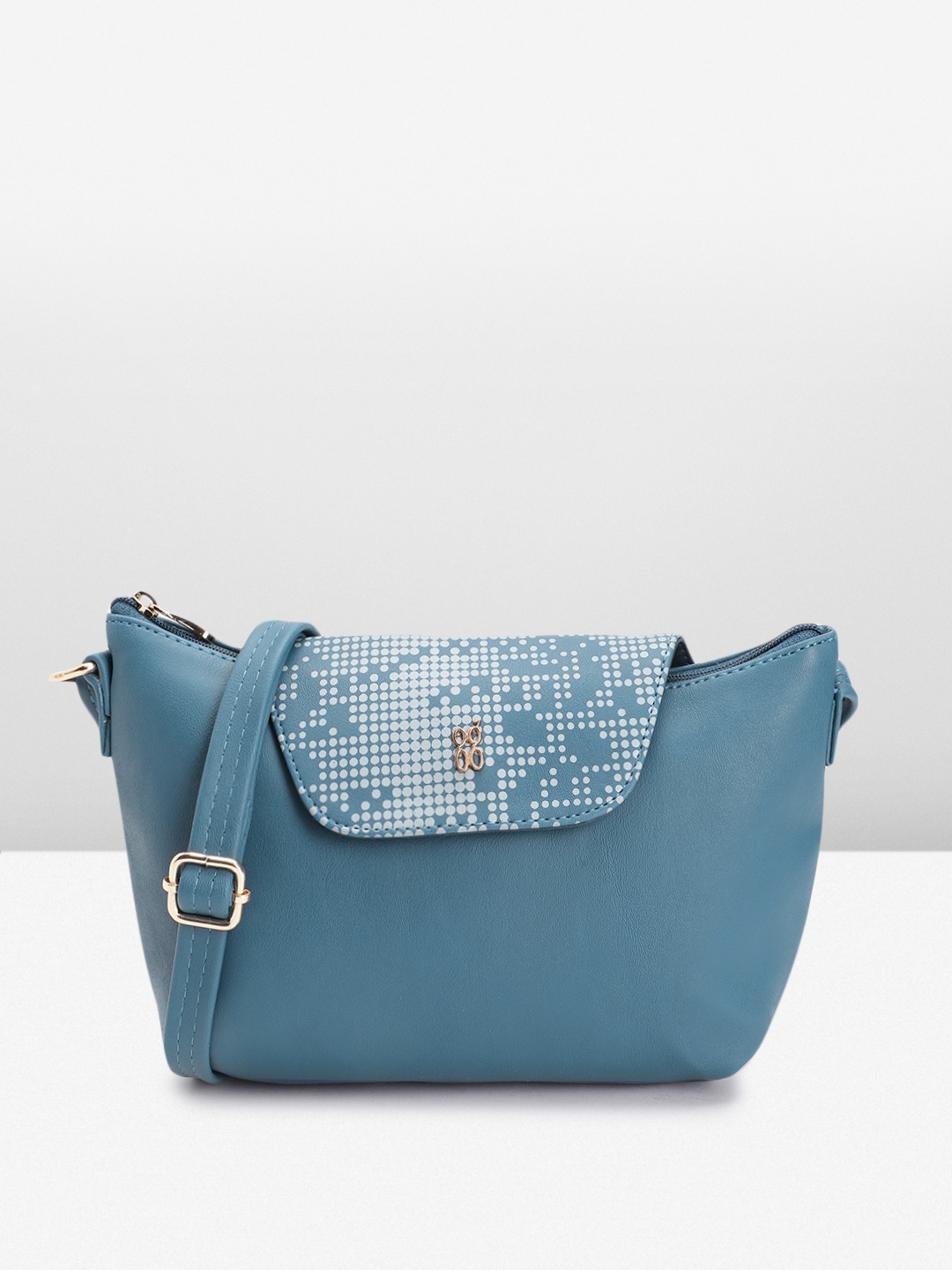 

Baggit Structured Sling Bag, Blue
