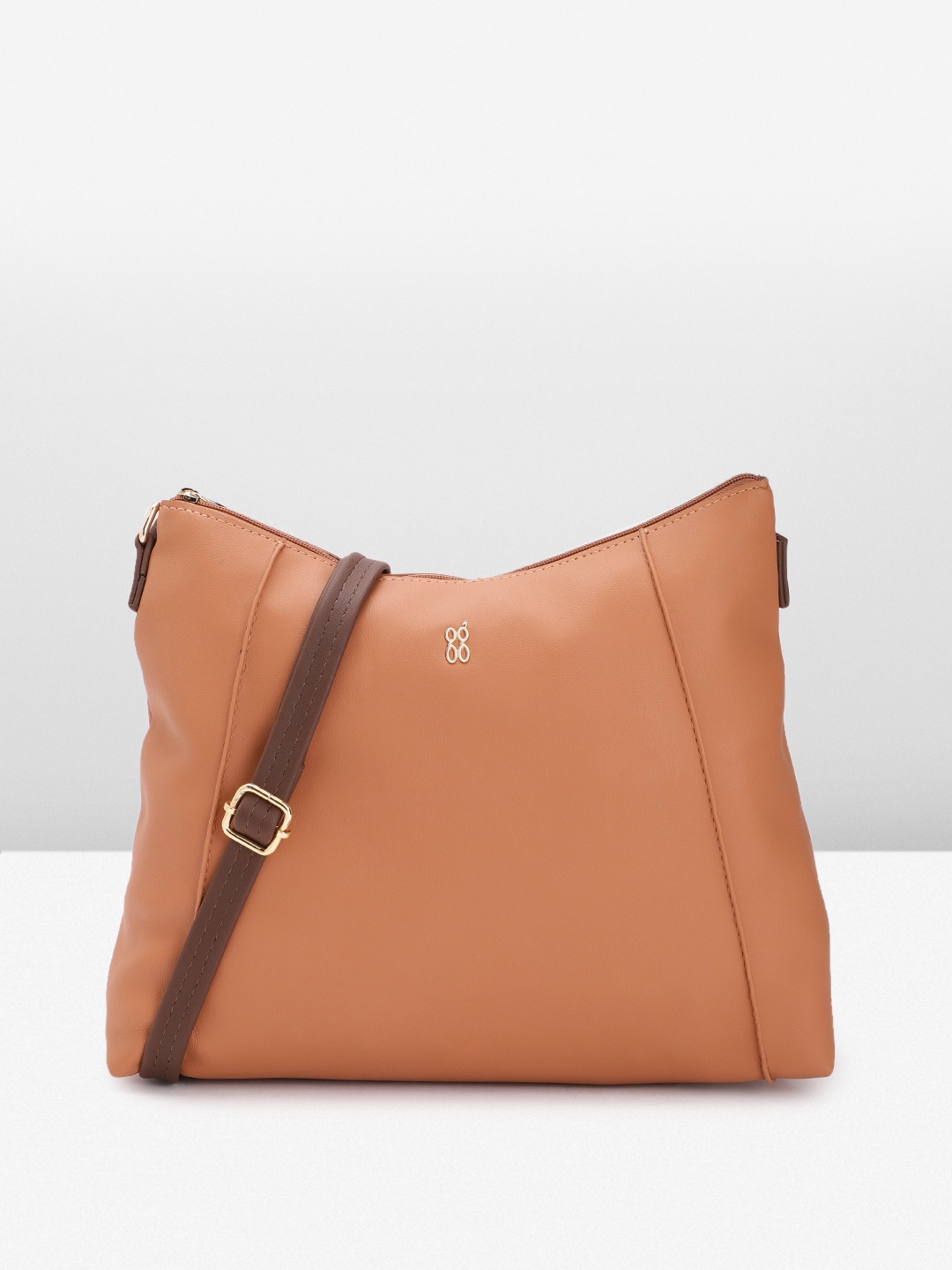 

Baggit Structured Sling Bag, Tan