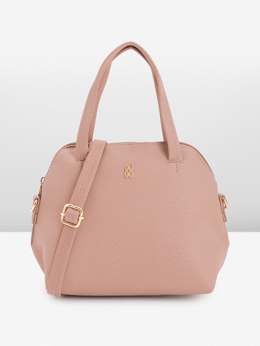

Baggit Women Textured Handheld Bag, Pink