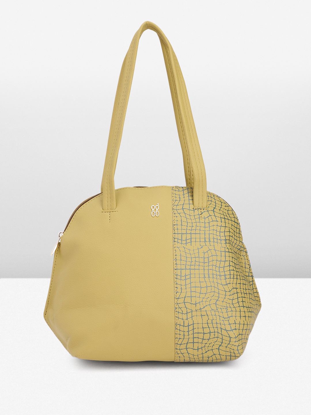 

Baggit Abstract Printed Structured Shoulder Bag, Green